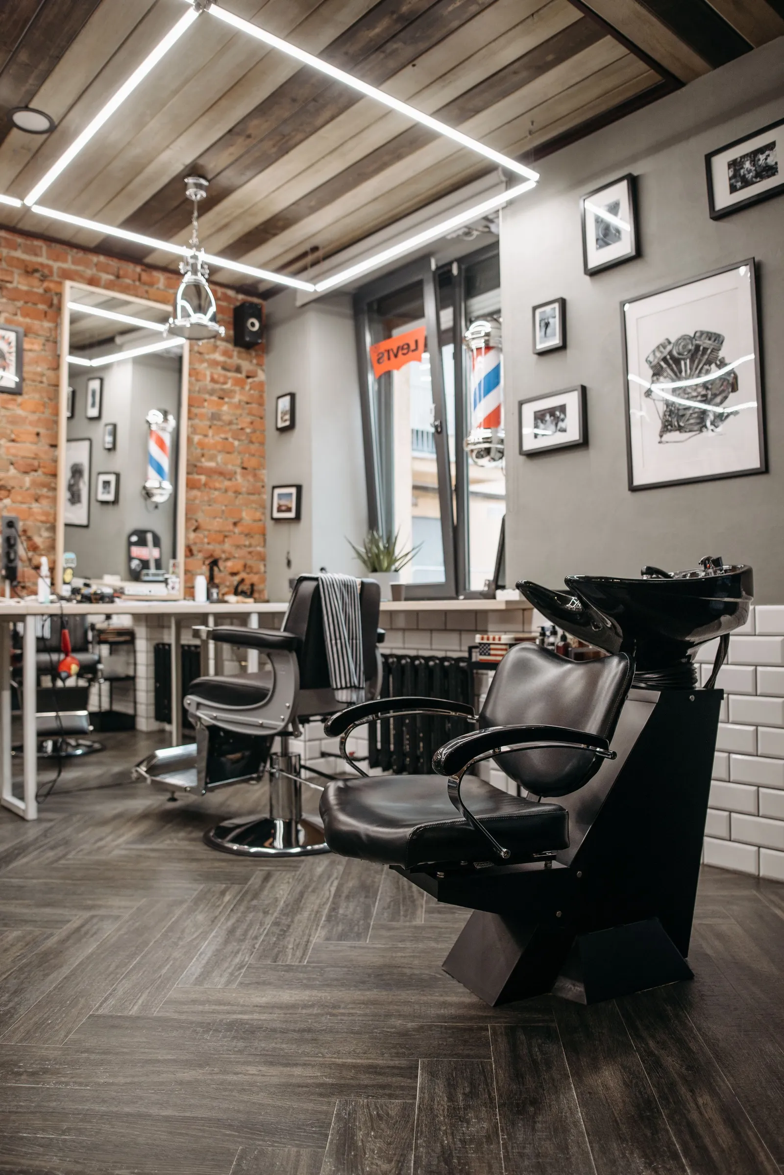 MARCELL Barber Studio üzletbelső